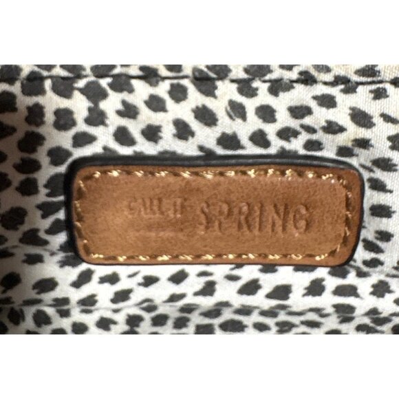 Call It Spring Crossbody Purse Brown Faux Leather Bag Gold Chain & Tassel Accent - Picture 8 of 12